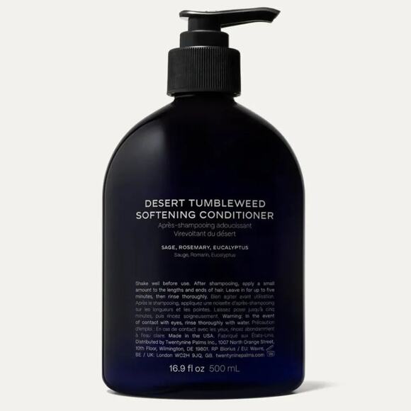 TWENTYNINE PALMS Desert Tumbleweed Softening Conditioner Rosemary Eucalyptus New - Picture 1 of 4